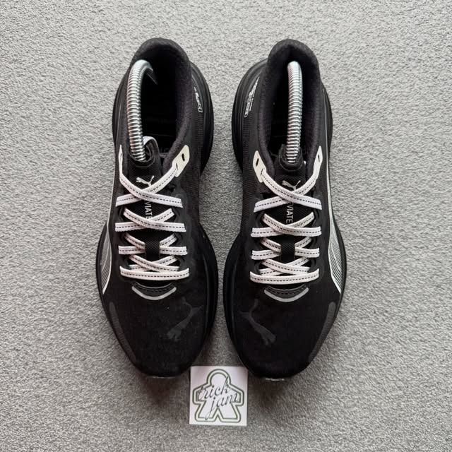 PUMA DEVIATE NITRO 2 BALANSA BLACK WHITE (Category: Sneakers) located in Cagayan de Oro. Submitted by huntbytrickjam.v2 (Listing ID 1453792069, Image 2). Description: P-MA DEVIATE NITRO 2 BALANSA BLACK WHITE US 8 WMNS / EURO 38.5 / CM 24.5 EXCELLENT Pair Only No Issue M - 1799.