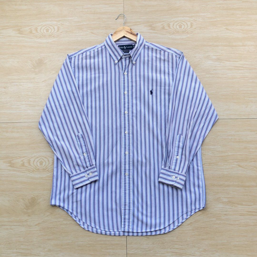 Ralph Lauren Polo long sleeves (Category: Formal Shirts) located in Cavite. Submitted by nicepicker (Listing ID 1453782385, Image 1). Description: Size on Tag: 16 Dimension: 25.5 x 31 Condition: 9/10 Flaws: None.