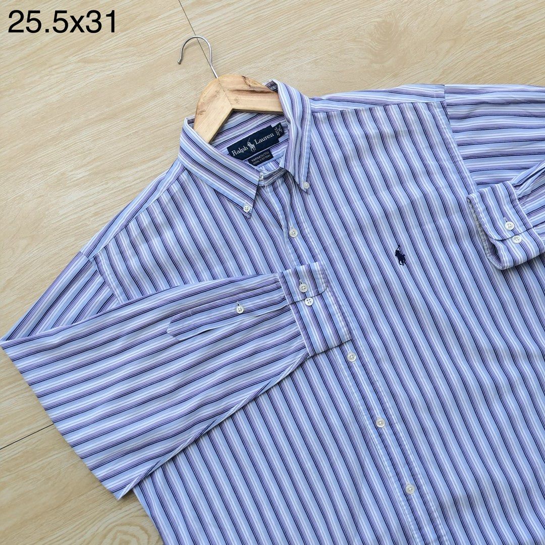 Ralph Lauren Polo long sleeves (Category: Formal Shirts) located in Cavite. Submitted by nicepicker (Listing ID 1453782385, Image 2). Description: Size on Tag: 16 Dimension: 25.5 x 31 Condition: 9/10 Flaws: None.