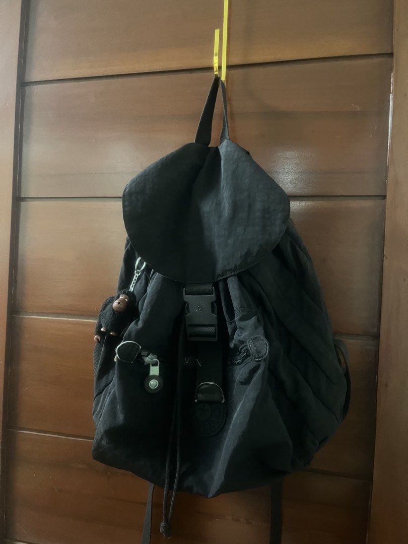 Rare! Kipling black backpack leandro (Category: Backpacks) located in Manila. Submitted by all.love.thrift.shop.v2 (Listing ID 1453678229, Image 1). Description: For sale! Kipling backpack Excellent condition Minimal signs of usage Flaw: leather part on one side retouched ₱399 + sf As is, No return No exchange No refund Color may vary due to lighting All items are cleaned before shipping Payment first via gcash/maya/gotyme/maribank bank transfer 