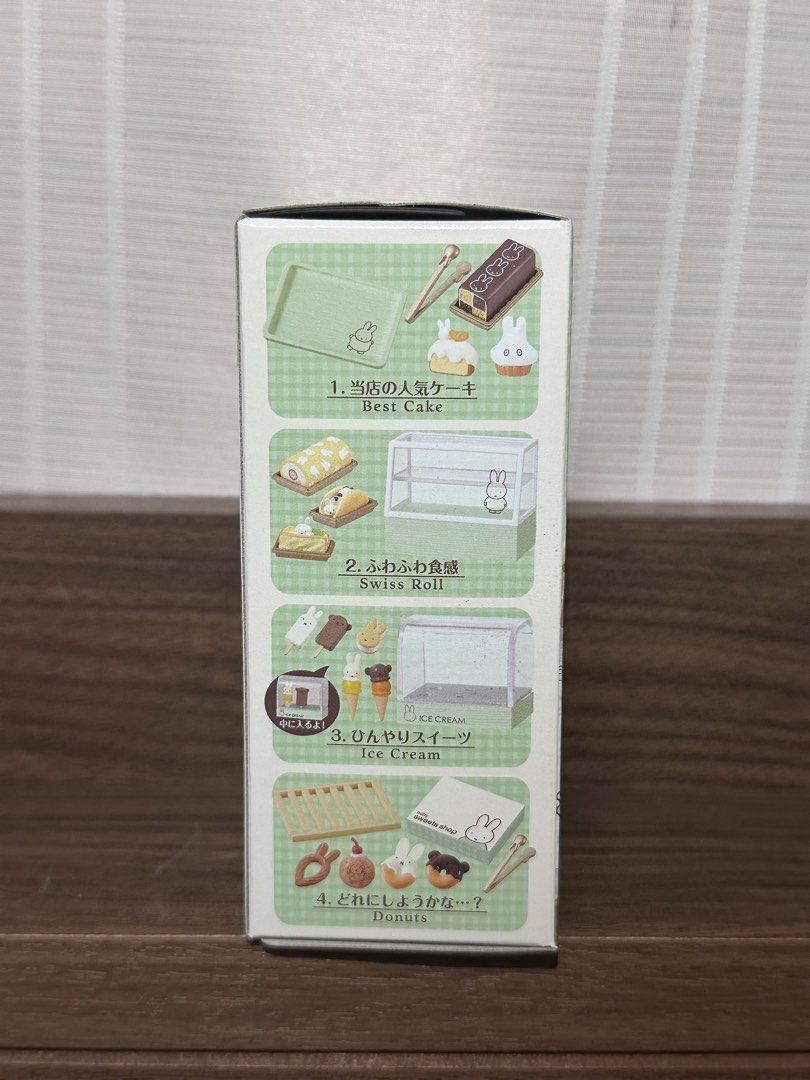 Re-Ment Miffy Sweets Shop Miniature Blind Box (Category: Designer & Blind Box Toys) located in Manila. Submitted by 0rcinuspanthera (Listing ID 1453778291, Image 2). Description: Authentic Re-Ment Miffy Sweets Shop miniature toy - BRAND NEW/SEALED MOP: Gcash MOD: Flash Express.