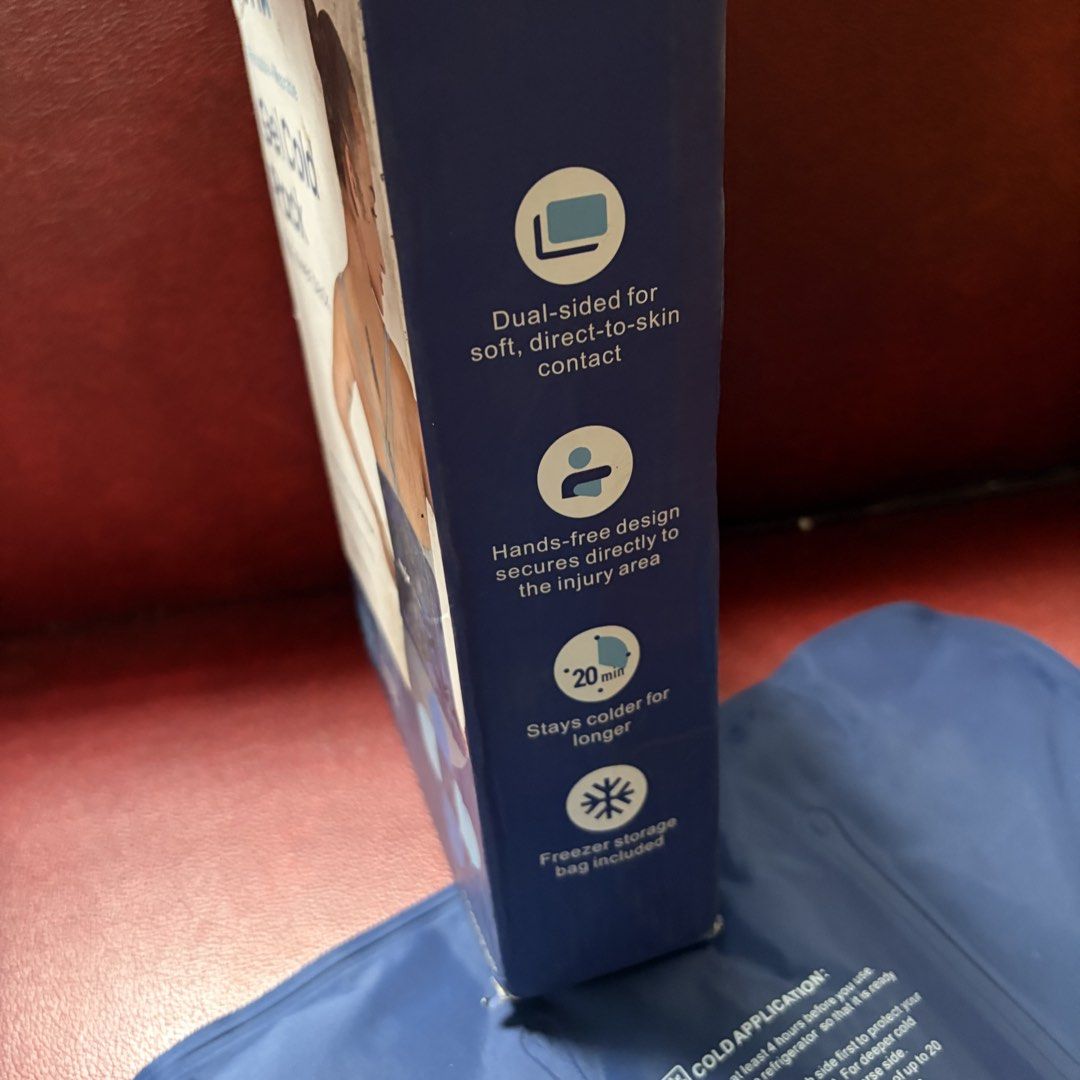 REVIX Ice Pack (Category: Health Monitors & Weighing Scales) located in Taytay. Submitted by murahubblueapppage (Listing ID 1453626607, Image 3). Description: REVIX Ice Pack for Injuries Reusable Gel for Lower Back & Shoulder, Navy 16x9in Full Coverage for Lower Back, Shoulder, Hip & Knee, Cold Compress Therapy, Hands-free Strap, Long-lasting Gel. ❤️1,150 !!❤️ Orig price 1,600.