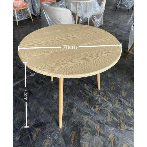 Round Table 70cm and 80cm good for 4-6seaters coffee table,Dining Table (Category: Tables & Sets) located in Guiguinto. Submitted by yalihome_furnitures (Listing ID 1453627048, Image 3). Description: Round Table Sizes: 70cm and 80cm Good for 4-6seaters Materials: Wood Laminated MDF and Steel Frame Good for Apartment Dining Table Coffee shop Restaurant Balcony Table For order: we accept Direct pickp sa warehouse or you can book your courier Thank 