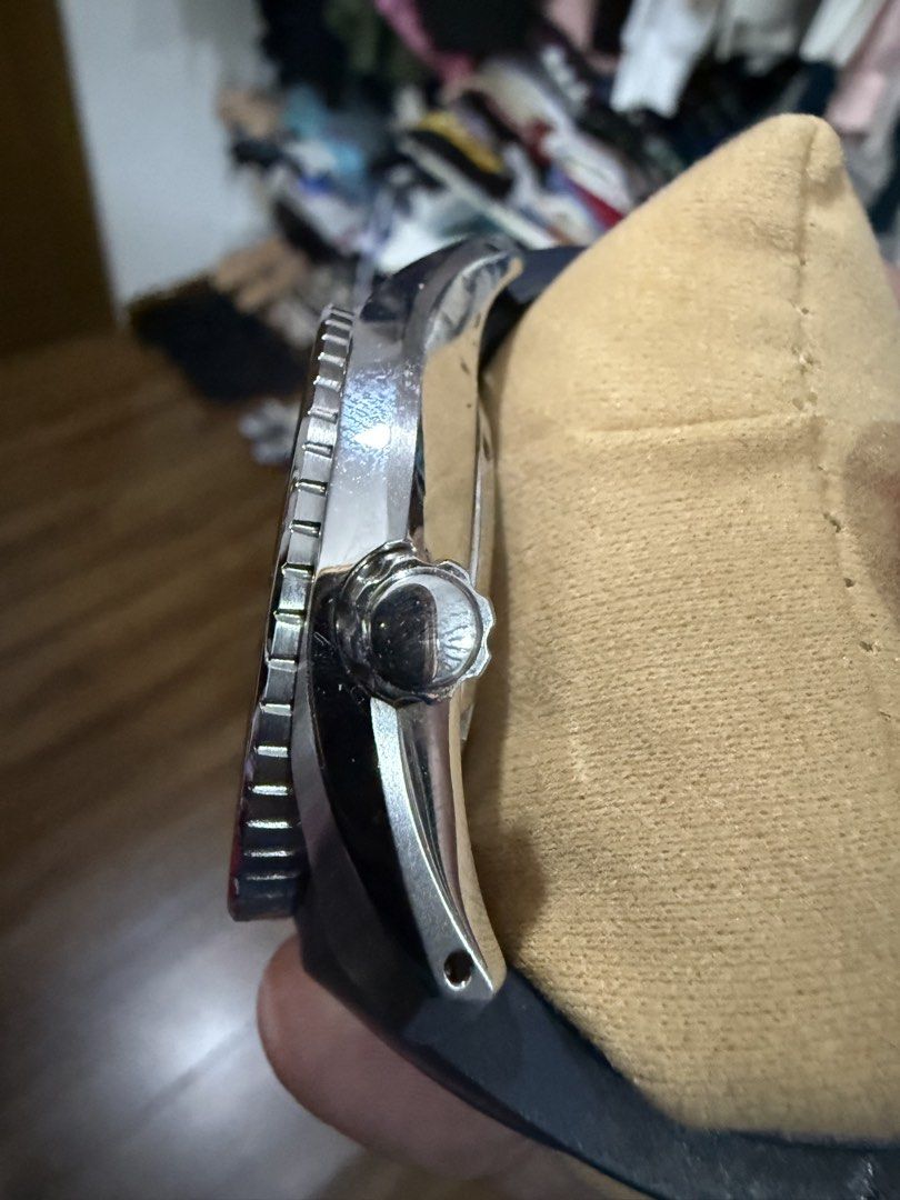 Seiko SBDC057 “Pepsi Sumo” Automatic Diver's 200m (Category: Men's Watches) located in Manila. Submitted by mcshutterlovin (Listing ID 1453696278, Image 3). Description: RFS: no wrist time Complete with box and original bracelet. Free Crafter Blue strap (attached) JDM model Blue Dial with Pepsi Color Bezel Luminescent hands and indexes Curve Hardlex Glass Antimagnetic by 4,800A / m. folding clasp with push button Rotating bezel Stainless steel ca