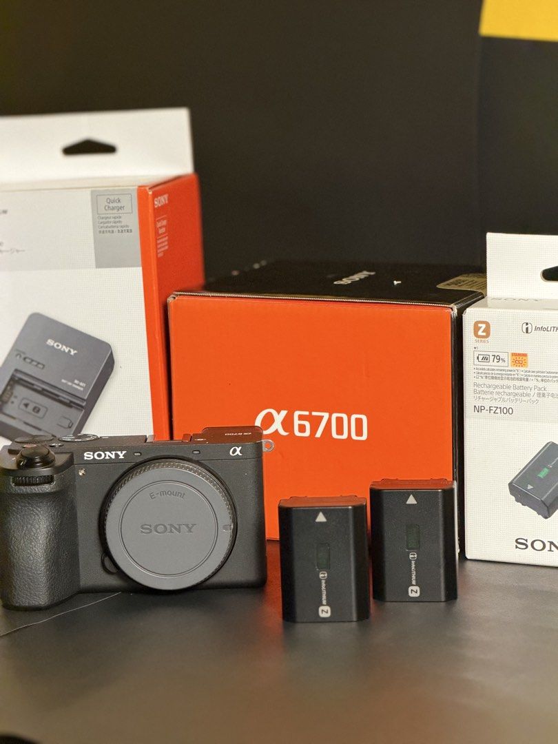 Sony Alpha a6700 Camera + Accessories (Category: Cameras) located in Davao. Submitted by eming.eming (Listing ID 1437702968, Image 3). Description: Sony A6700 Body + Accessories Excellent condition Low shutter count No issue, well taken care of Includes: • Extra battery • Charger 73k Perfect for photo & video. PM for details and sure buyer price.