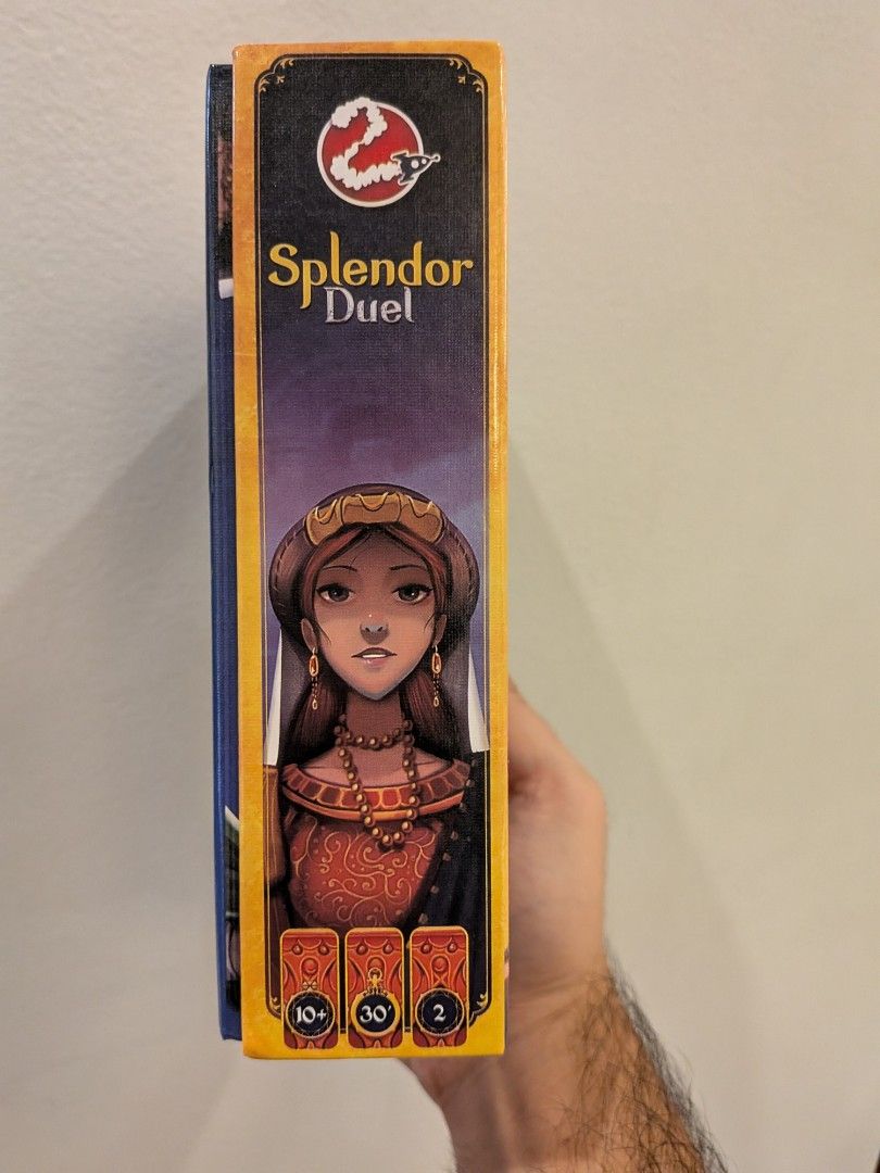 Splendor Duel Board Game (Class A) (Category: Board Games & Puzzles) located in Angono. Submitted by arrowwhy (Listing ID 1453784786, Image 2). Description: Noob mistake when we were first building our collection. bought from the orange app, we foolishly thought it was original and since it was out of stock everywhere at the time, pounced on the idea Pick-up at our office in Shaw.