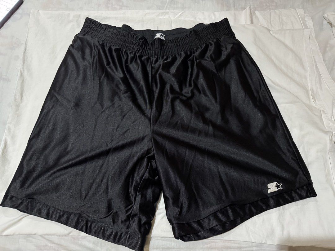 Starter Black Athletic Shorts (Category: Shorts) located in Manila. Submitted by shoriljane (Listing ID 1453704747, Image 1). Description: - Comfortable elastic waistband - Breathable mesh fabric - Ideal for sports and lounging - Classic, simple design - Pre-loved and ready for a new owner - No lace.