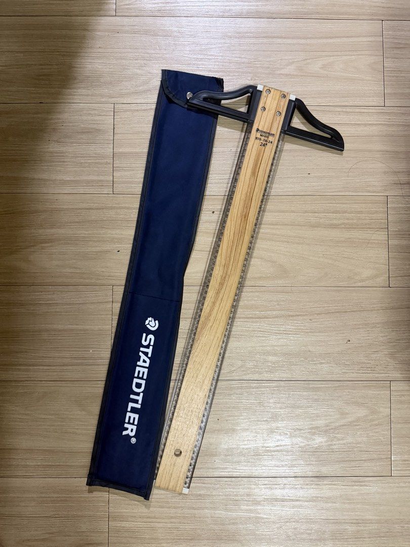 Steadler T-Square 24" (Category: Stationery & School Supplies) located in Manila. Submitted by rkiyaves (Listing ID 1453800722, Image 1). Description: selling my t-square for fellow incoming arki students ! can still negotiate about the price :) delivery method: lalamove, meet-up location: taft ave, manila.