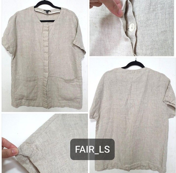 TAKE ALL: MANGO BLOUSE + PARFOIS & F21 NECKLACES (Category: Necklaces) located in Makati City. Submitted by fr_lll (Listing ID 1453678087, Image 2). Description: TAKE ALL: MANGO BLOUSE + PARFOIS & F21 NECKLACES MANGO BROWN BLOUSE - Store bought - Medium - Pre-loved - Used 1x only - Belt no longer available - Faint stain on upper left back, else in very good condition PARFOIS NECKLACE (Top Left Photo) Brand: Parfois Condition: Pre-loved. Used 2x o