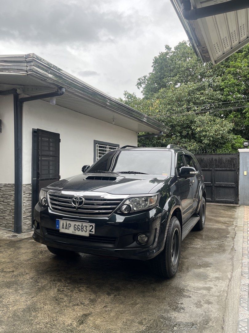 Toyota Fortuner Suv Auto (Category: Used Cars) located in Angeles City. Submitted by patgarccia (Listing ID 1453741829, Image 2). Description: Forsale only 2014 Toyota Fortuner Diesel Automatic Transmission Registered til 2027 Complete Papers Pristine Conditon 680k Slight Negotiable Angeles Pampanga Loc Maintenace: Newly change timing belt all set Newly change inner outer ball joint Newly change rotor disc Newly change brake pad and brake shoe Ne