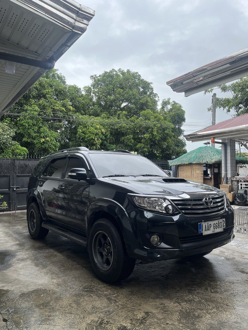 Toyota Fortuner Suv Auto (Category: Used Cars) located in Angeles City. Submitted by patgarccia (Listing ID 1453741829, Image 1). Description: Forsale only 2014 Toyota Fortuner Diesel Automatic Transmission Registered til 2027 Complete Papers Pristine Conditon 680k Slight Negotiable Angeles Pampanga Loc Maintenace: Newly change timing belt all set Newly change inner outer ball joint Newly change rotor disc Newly change brake pad and brake shoe Ne