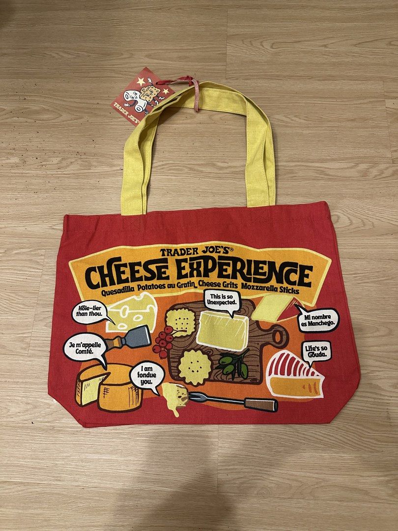 Trader Joes Cheese Bag - Limited Edition (Category: Tote Bags) located in Manila. Submitted by byaefinds (Listing ID 1453640196, Image 1). Description: Traders Joe Cheese Bag - Limited Edition ‼️SALE‼️SALE‼️SALE‼️ Fresh from US ₱600 each LAST 3 PCS 📍Bacoor Cavite.