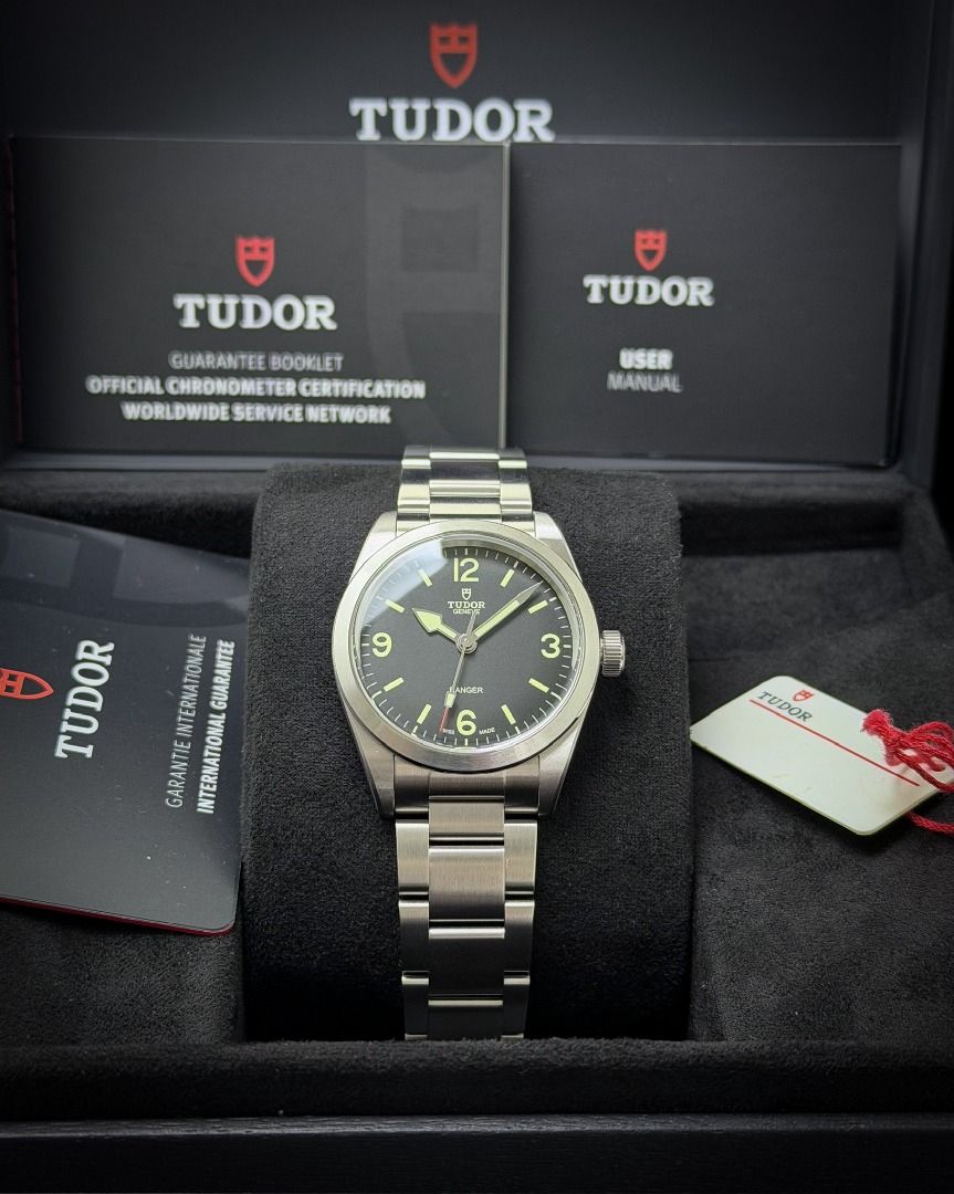 Tudor Ranger - 36mm Black Dial - NEW (Category: Luxury Watches) located in Pasig City. Submitted by iamjco (Listing ID 1453759872, Image 2). Description: Tudor Ranger - 36mm Black Dial - NEW - Ref M79930-0001 - May 2026 - Brand New, Full Set - Price: 198,000 Php SRP 220,000 Php 🔥 This is the new 36mm case introduced alongside the Dune White dial, shrinking the Ranger closer to the vintage-correct proportions of the original ref. 7995 without los