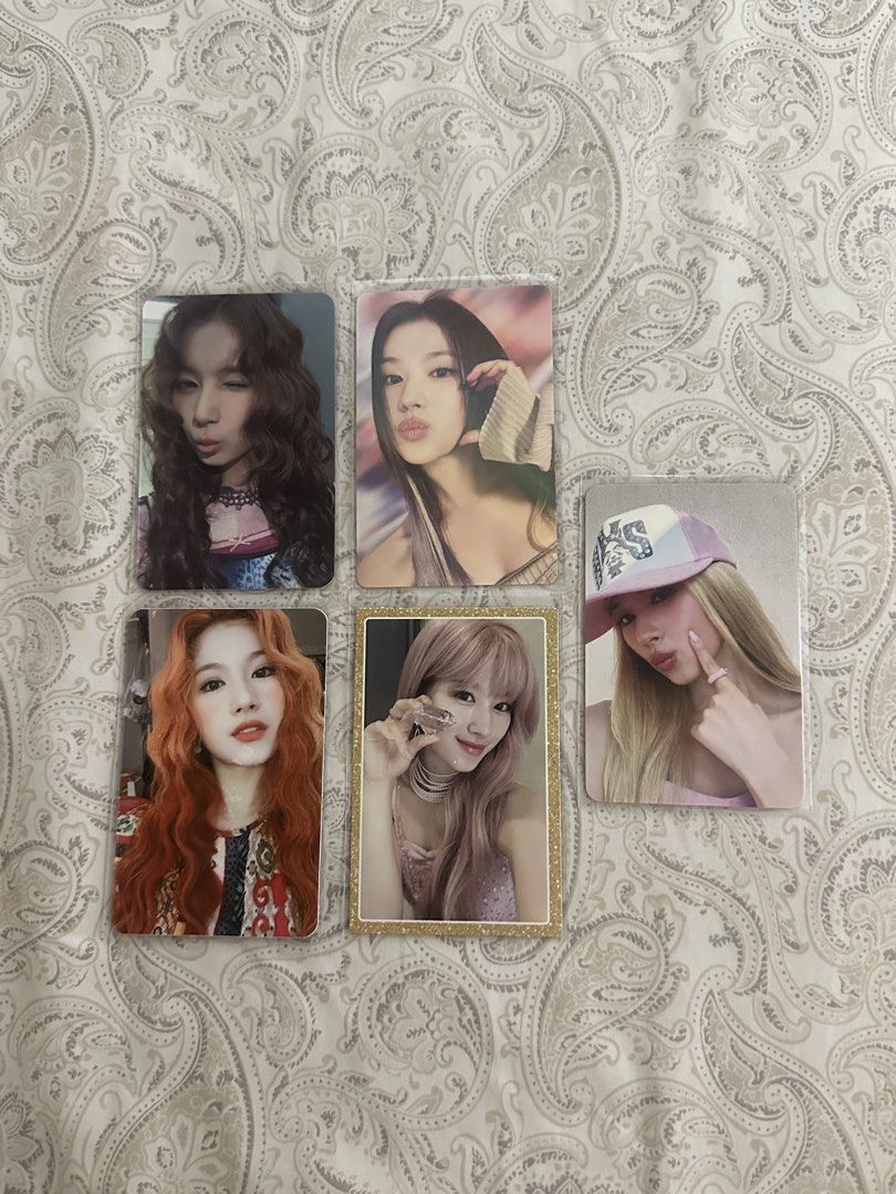 TWICE authentic Sana Photocards (Category: K-Wave Merchandise) located in Paranaque City. Submitted by vanilleoir (Listing ID 1453721744, Image 1). Description: - TWICE photocards for sale - all auth except orange sana - 80 -200 ea - dm only sure buyer only plz pls dont ask for extra pics or jnt ONLY LALAMOVE NO EXCEPTION !! NO EXTRA PICS NO WW !! ❕payment FIRST basis ❕sf is shouldered by the buyer 📍parañaque mop - gcash ONLY! mod - lalamove ONL