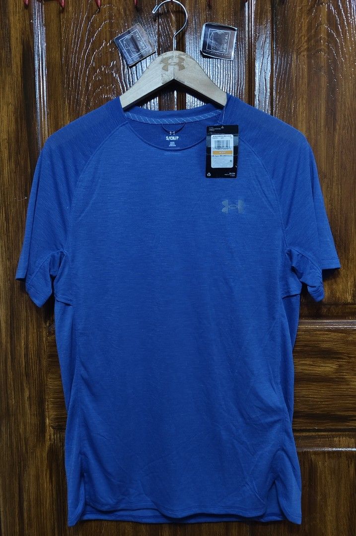 UNDER ARMOUR RUN TRAIL RUNNING SHIRT MEN (VIOLET) (Category: Tshirts & Polo Shirts ) located in Caloocan City. Submitted by sel_cal (Listing ID 1453676956, Image 2). Description: ✔️💯Original&BrandNew✓ UNDER ARMOUR RUN TRAIL RUNNING SHIRT MEN (VIOLET) SIZE: S ORIGINAL PRICE: PHP 2,995 NOW: FOR PHP 750 ONLYYY!!! (CUSTOMER CHARGE FOR SHIPPING FEE) DETAILS: 90% Polyester,10% Fluoropolymer DIMENSION: SMALL L- 27 inch W- 18.5 inch 💸 MONEY BACK GUARAN