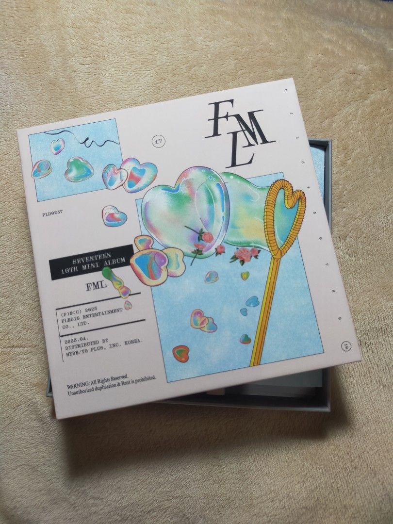 (Unsealed) SEVENTEEN FML Carat Version Album (Category: K-Wave Merchandise) located in San Jose del Monte. Submitted by melona.c (Listing ID 1453767249, Image 1). Description: Unsealed SVT FML Album Available: Jeonghan | Mingyu Inclusion: - Outer box - Mini photocard binder - Lyric book - CD Location: North Caloocan Note: the price indicated is per piece/member.