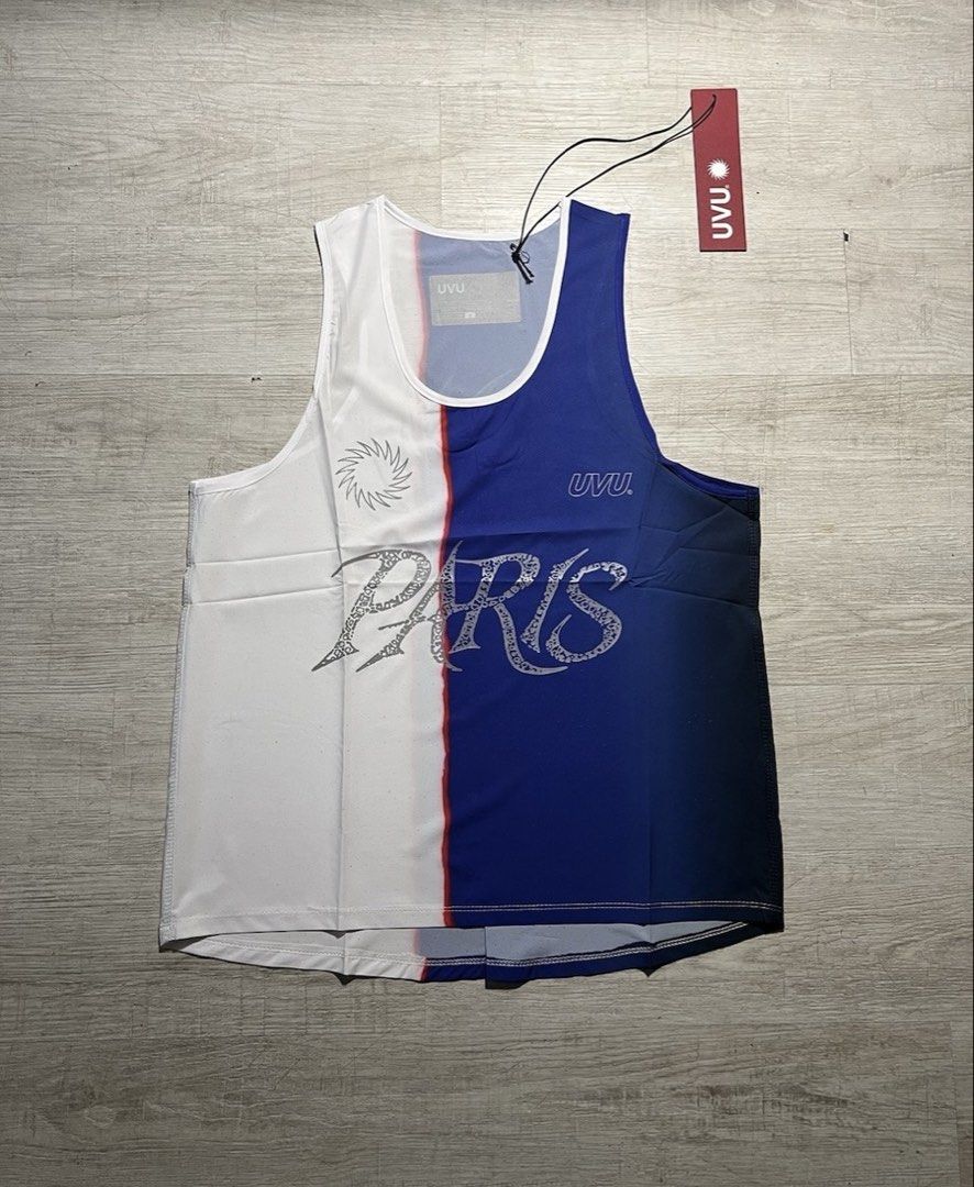 UVU PARIS VEST SINGLET (Category: Activewear) located in Manila. Submitted by visvim24 (Listing ID 1453746738, Image 1). Description: USED ONCE.