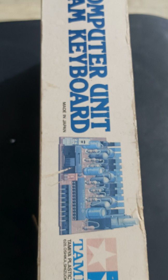 Vintage 80s Tamiya Micro Unit and Program keyboard set (Category: Computer Keyboard) located in General Santos City (Dadiangas). Submitted by silvervintage77 (Listing ID 1453756292, Image 2). Description: Vintage 80s Tamiya Micro Unit and Program keyboard set . Electraft Series . This set include a factory computer assembled.w built in circuit Breakers. For educational purposes Allowing users to program movement for Tamiya Robotic kits. Uses 9V B