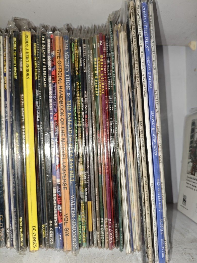Vintage Comic Books Graphic Novels TPB (Category: Comics & Manga) located in Pasay City. Submitted by fcsean (Listing ID 1408576529, Image 3). Description: Please ask price for each book sandman reflections/seasons of mist 500 each killing joke 500 - sold spawn/batman 500 punisher by mike zeck 500 - sold xmen from the ashes 500 - Sold Death in the family 600 - sold Avengers Korvac Saga - 1000 Fantastic Four The Trial of Galactus - 1000 - sold.