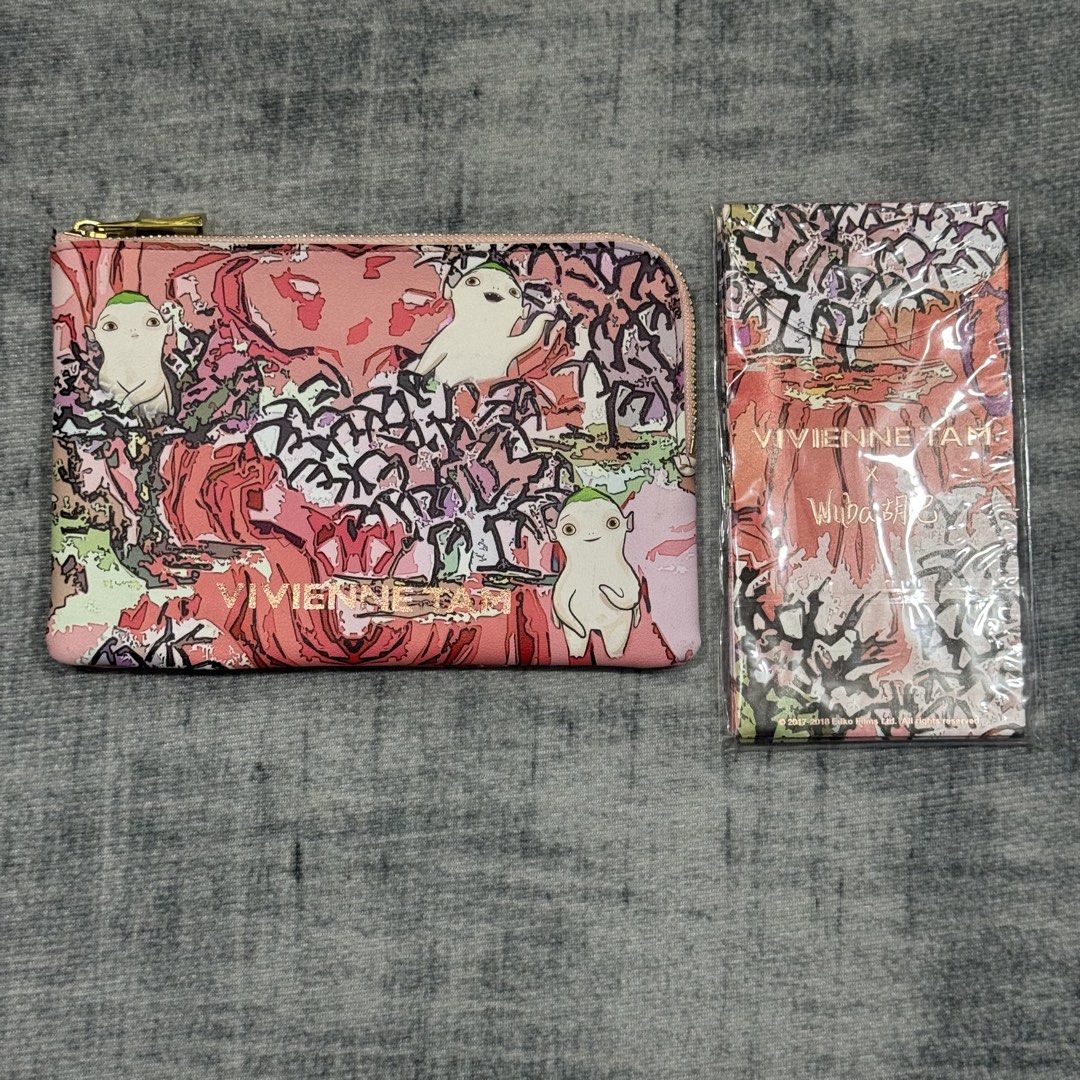 Vivienne Tam x Wuba - SS2018 - Pouch & Red Envelopes (Category: Purses & Pouches) located in Manila. Submitted by members-only (Listing ID 1453664576, Image 1). Description: Vivienne Tam x Wuba of Monster Hunt Pouch with 10 red envelopes New/Unused No issue SS2018 Edition.