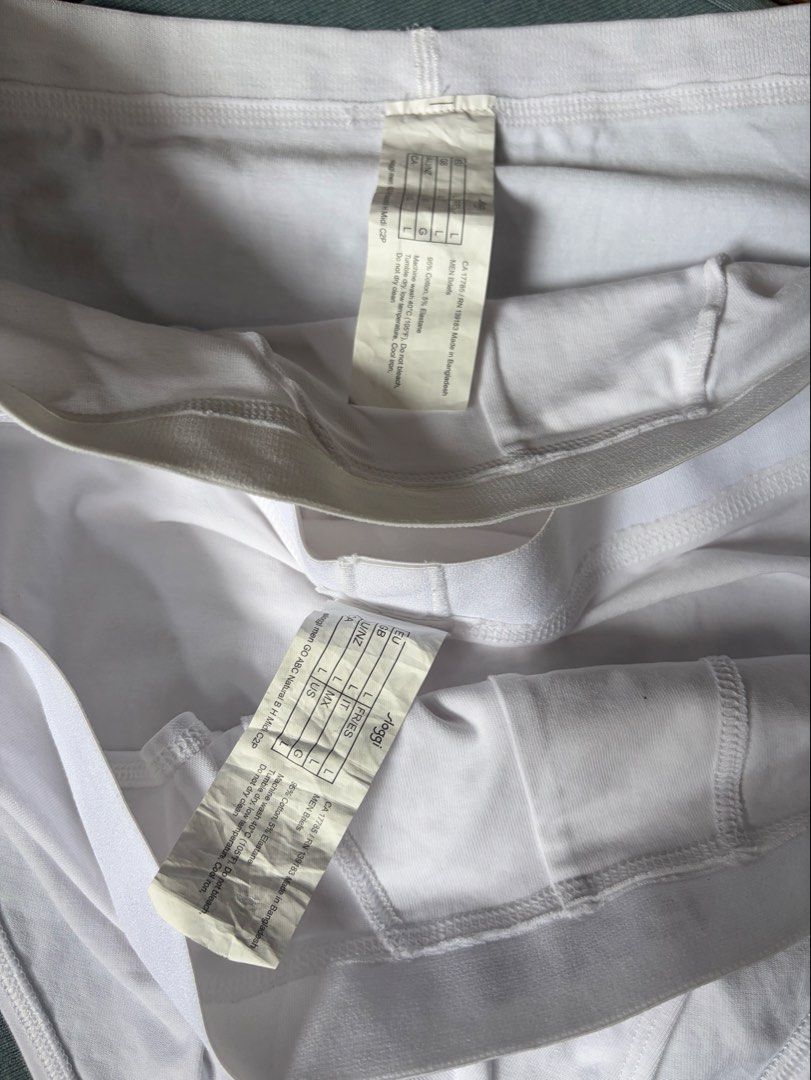 SLOGGI briefs (Category: Underwear) located in Quezon City. Submitted by pool_boy (Listing ID 1417315372, Image 2). Description: - white/black undies made of 95% cotton, 5% elastane - fits 32-34 waist - Comfortable design - Soft, lightweight stretchable fabric - Ideal for everyday wear - ₱100 per piece.