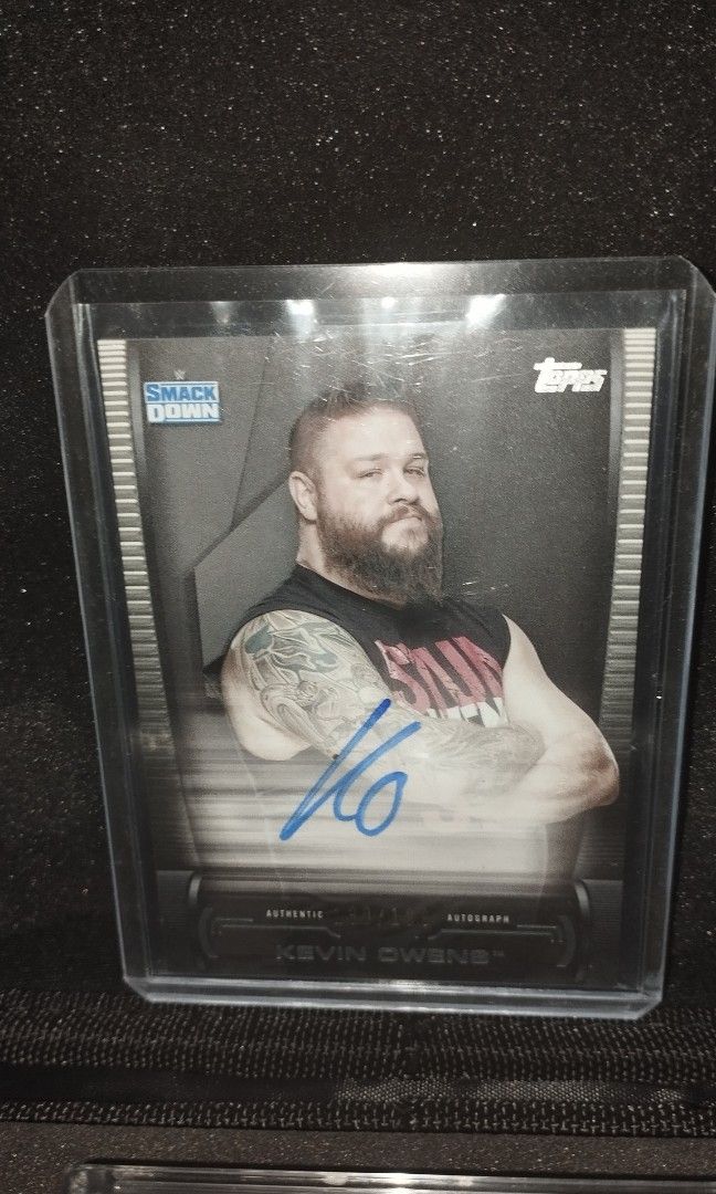 WWE Kevin Owens Signed Autographed Card (Category: Raw Singles) located in Mandaluyong City. Submitted by kbkcardsph (Listing ID 1453744212, Image 1). Description: On Card Auto Numbered.