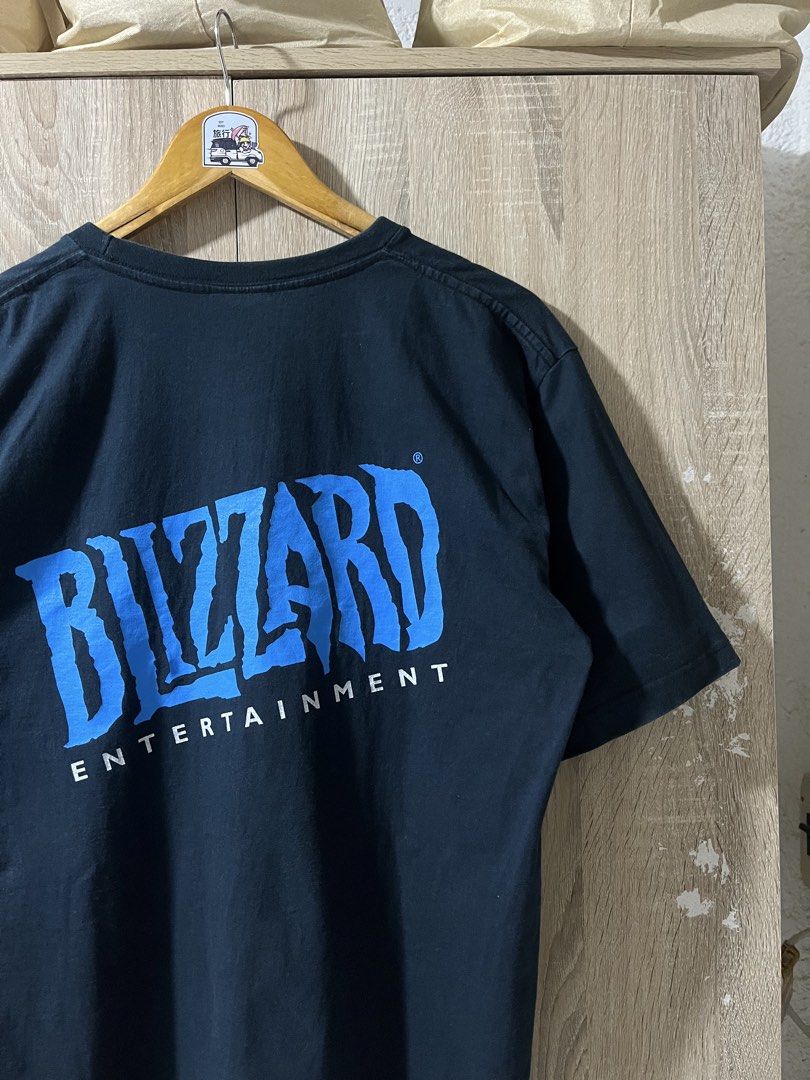Vintage Bootleg Blizzard Entertainment Tee (Category: Tshirts & Polo Shirts ) located in Tagum. Submitted by pointers15 (Listing ID 1453809218, Image 2). Description: 21x30 Excellent Cr: 9/10 Minimal hairlines at the back, minimal stains (see it on last pics) .
