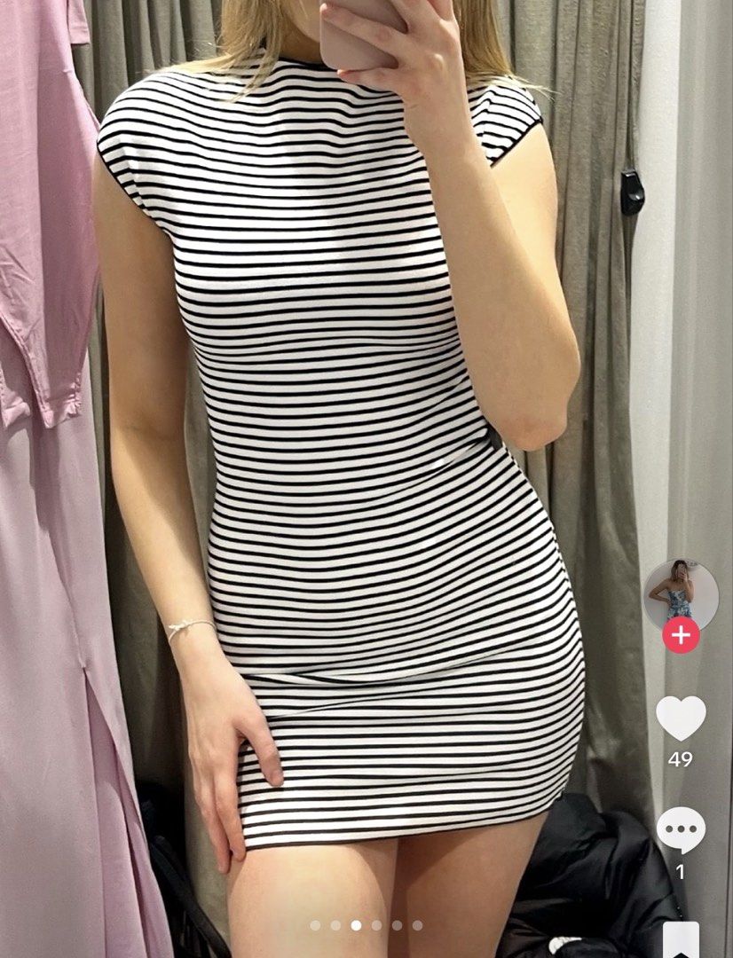 Zara soft knit short dress (Category: Dresses) located in Manila. Submitted by nympsss2.0 (Listing ID 1453649314, Image 2). Description: Please note that the actual color may differ slightly from the photos due to lighting and settings..