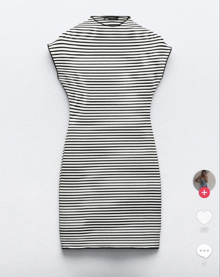 Zara soft knit short dress (Category: Dresses) located in Manila. Submitted by nympsss2.0 (Listing ID 1453649314, Image 1). Description: Please note that the actual color may differ slightly from the photos due to lighting and settings..