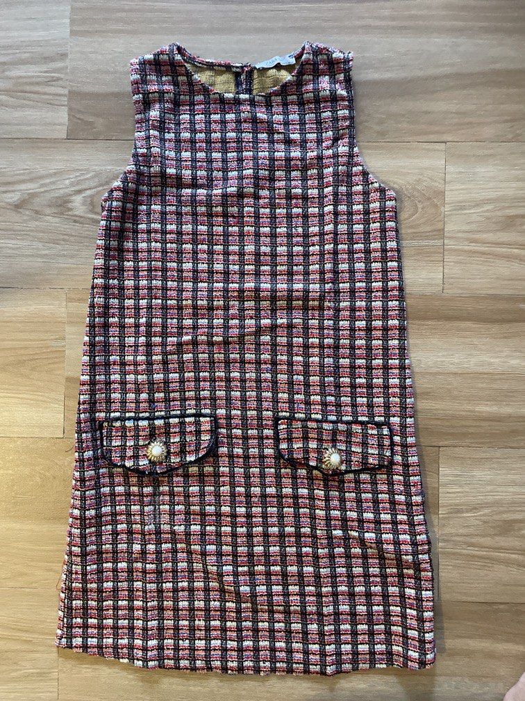 Zara tweed dress S (Category: Dresses) located in Tuguegarao City. Submitted by shopkandpiascloset (Listing ID 1453666082, Image 1). Description: Size S.