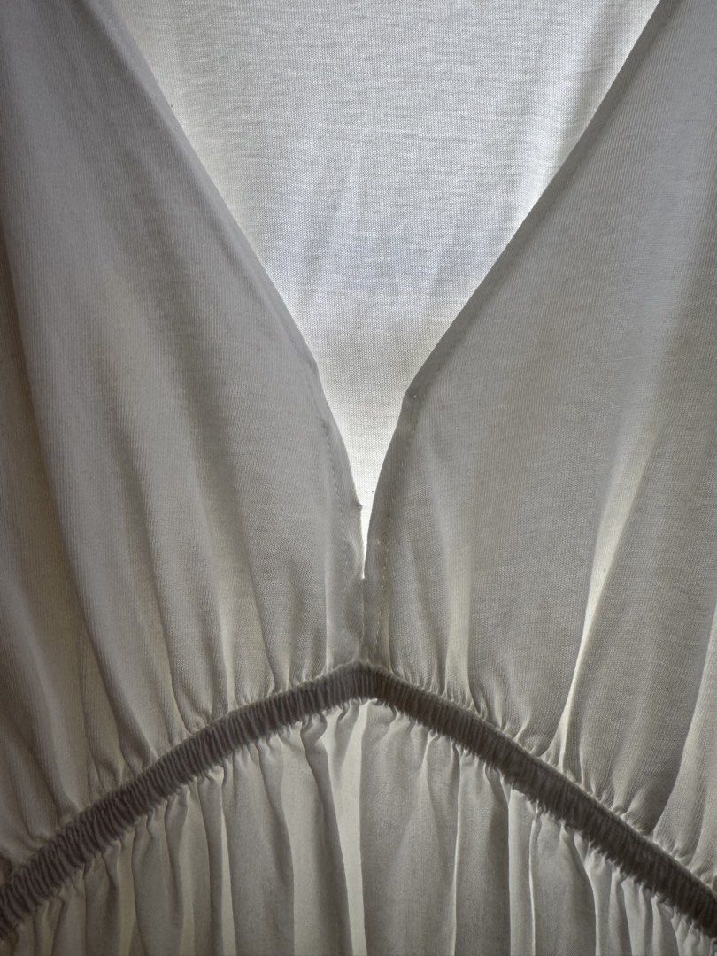 dropped waist dress white Rustanette Bianca Wood Stains:Stone vintage 90s dress OKBBN long sparkling tight