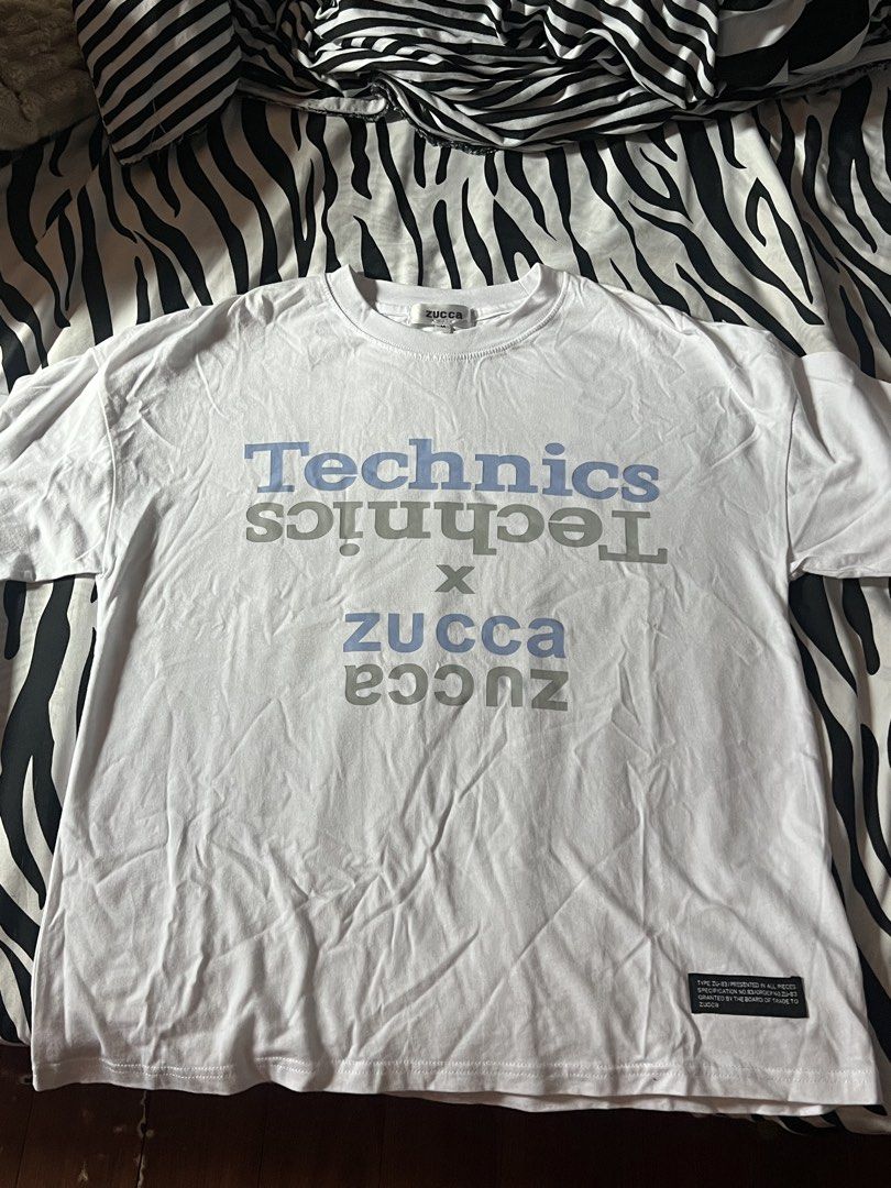Zucca x Technics White Graphic T-Shirt (Category: Tshirts & Polo Shirts ) located in Las Pinas. Submitted by mawee_g (Listing ID 1453696562, Image 1). Description: - Zucca x Technics collaboration graphic t-shirt .