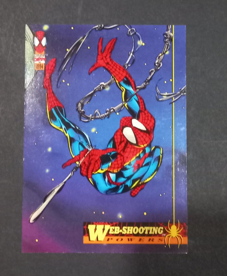 1994 Fleer A,azing Spider Man Trading cards (Category: Raw Singles) located in Manila. Submitted by seller913 (Listing ID 1453856914, Image 3). Description: P50 per card Vintage 1994 Fleer Amazing Spider-Man trading cards Features iconic Spider-Man artwork and action poses P50 per card Ideal for collectors and fans of 90s comic era.