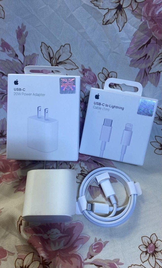 20W ADAPTER USB-C & usb-c to lightning cable (Category: Chargers & Cables) located in Manila. Submitted by pricious (Listing ID 1453815712, Image 2). Description: .