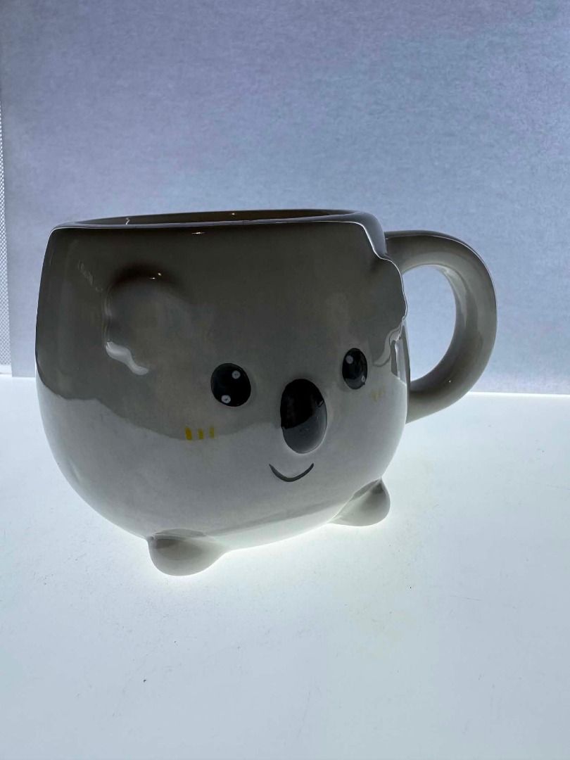 🐨 Adorable Koala Ceramic 3D Mug ☕🌿 (Category: Coffee & Tea Tableware) located in Caloocan City. Submitted by rabbithole2026 (Listing ID 1453813805, Image 3). Description: Cute and whimsical ceramic mug featuring an adorable koala design with sculpted ears, little feet, and a sweet smiling face. Its rounded shape and charming details make it perfect for coffee, tea, hot chocolate, or displaying in a collection..