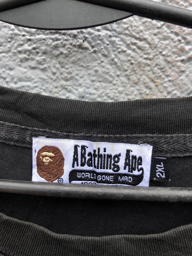 A Bathing Ape (BAPE) Side Shark Tee (Black / Fire Camo, Size 2XL) (Category: Activewear) located in Caloocan City. Submitted by neonfinds (Listing ID 1453976518, Image 3). Description: 📍Las Piñas City 📩Dm Dm Dm 📦Jnt/Lalamove.