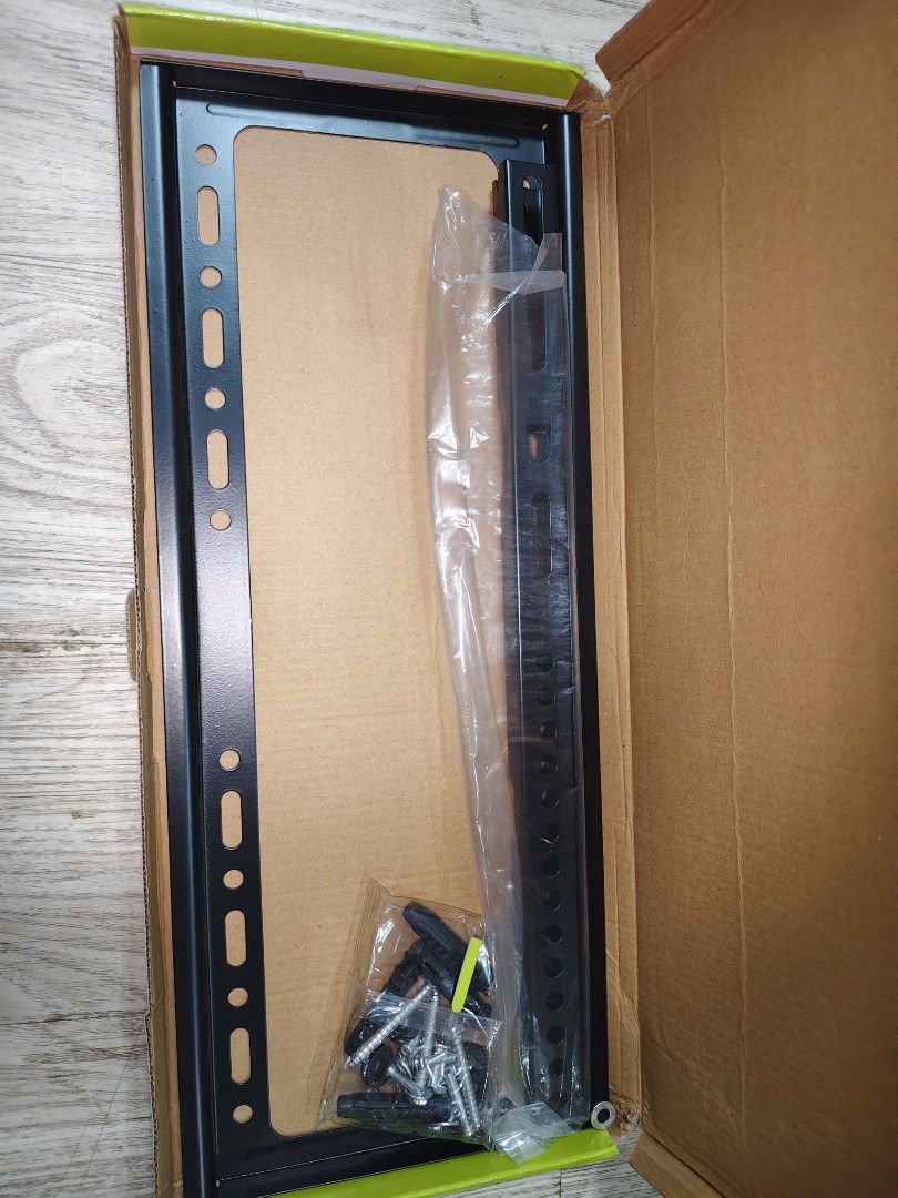ACE LED LCD TV Wall Mount for 26"-55" TVs (Category: TV) located in Quezon City. Submitted by LgbtMerch (Listing ID 1453937769, Image 2). Description: - ACE Brand TV Wall Mount - Fits LED/LCD TVs: 26 inches to 55 inches - VESA Mounting Compatible - Easy Installation - Includes all necessary screws and wall plugs - Securely mount your TV on the wall.