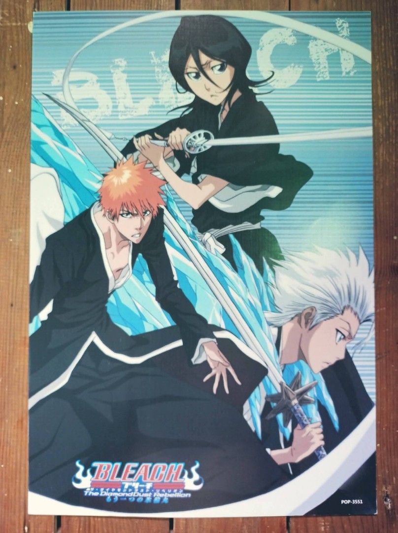 Animé Posters BLEACH (Category: Art & Prints) located in Taguig. Submitted by t.o.t.g.a (Listing ID 1453834505, Image 3). Description: Animé Posters BLEACH P20 each Size : Length 11" x Width 17" 💯 High Quality Paper 💯 High Quality Poster Loc : Upper Bicutan, Taguig Pin 📌 : Blk 88 D'Toppers Café Kayo po magbo-book ng rider ninyo for pick up then after ma check nung rider ninyo ang items, dun pa lang po kayo magse send ng payment. Pwede walk in 