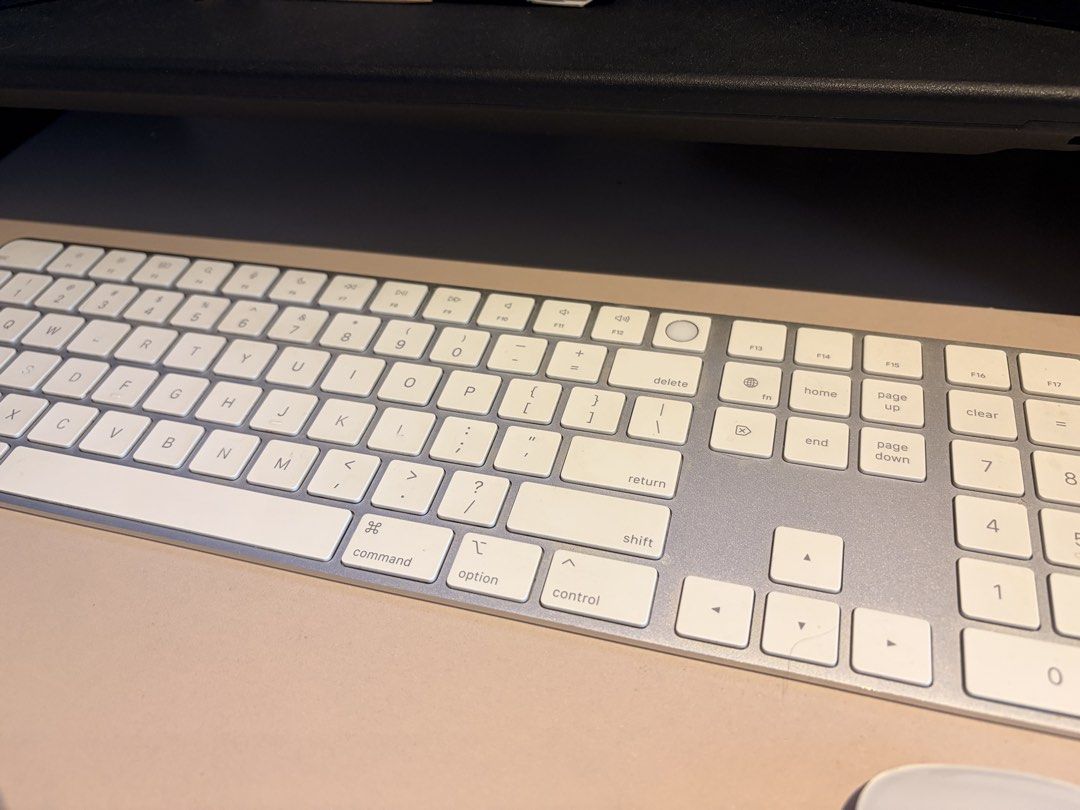 Apple Magic Keyboard (Touch ID & Numeric Keypad) (Category: Computer Keyboard) located in Makati City. Submitted by swiftowl_642593 (Listing ID 1453885942, Image 2). Description: - Apple Magic Keyboard & Magic Mouse 2 - Wireless Bluetooth connectivity - Keyboard: Full-sized with numeric keypad - Ideal for Mac users - Selling due to setup upgrade.