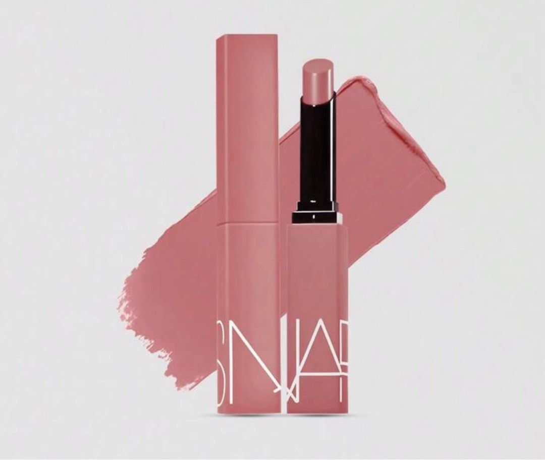 Authentic NARS Powermatte Lipstick - Sweet Disposition 100 (Category: Makeup) located in Abucay. Submitted by dianaclutz (Listing ID 1454002336, Image 3). Description: - NARS Powermatte Lipstick - Shade: 100 Sweet Disposition (pinky-nude) - Size: Full size (1.5g) - Formula: Ultra-matte - Perfect for: Everyday wear or subtle glam - Reason for selling: Too many lipsticks.
