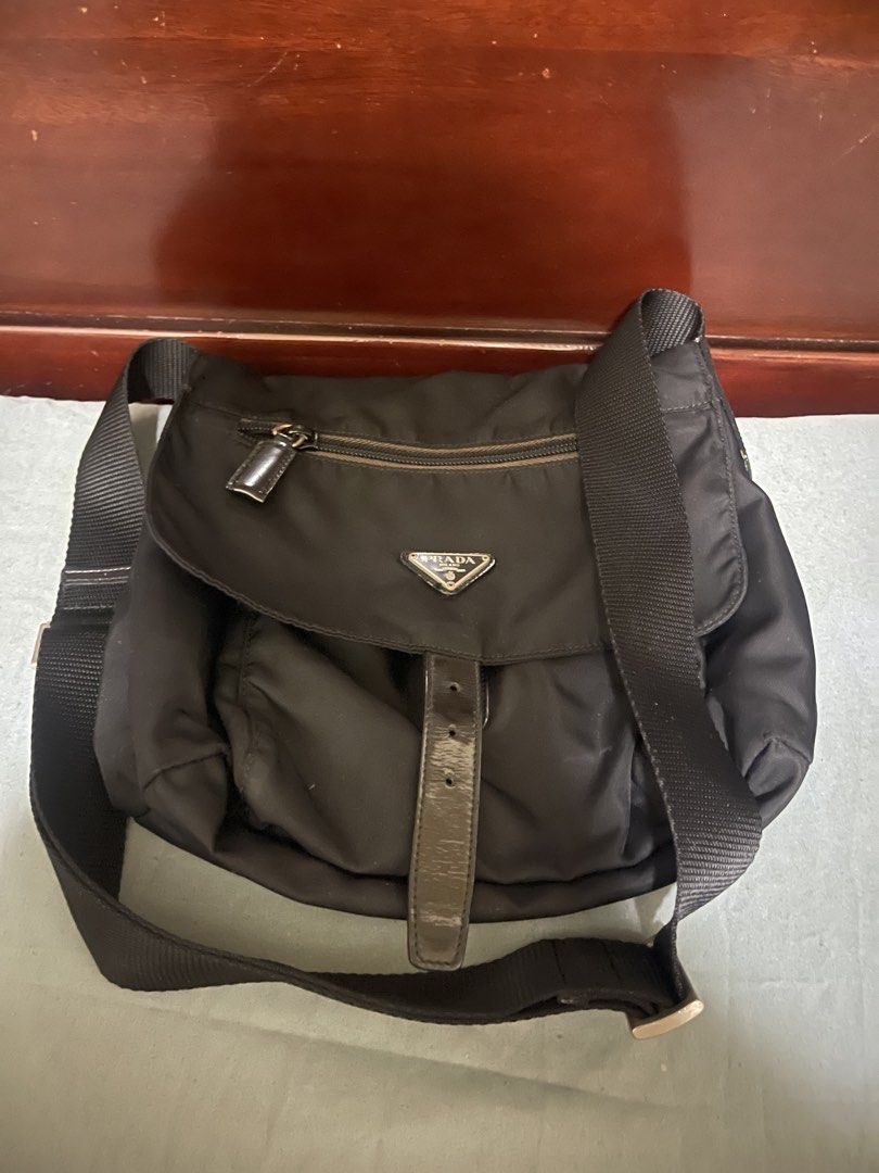 Authentic PRADA Nylon Bag (crossbody/shoulder) (Category: Luxury Bags & Wallets) located in Taytay. Submitted by neldon_hub (Listing ID 1453944203, Image 2). Description: guaranteed authentic no issues.