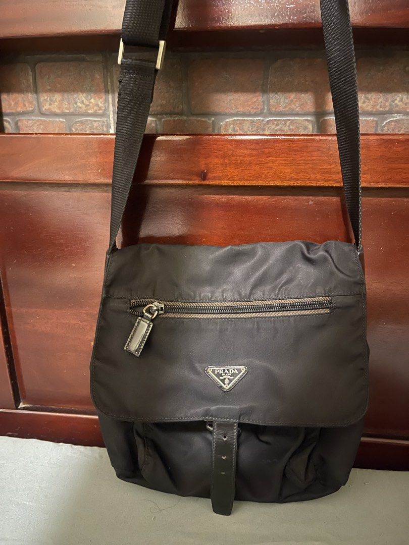 Authentic PRADA Nylon Bag (crossbody/shoulder) (Category: Luxury Bags & Wallets) located in Taytay. Submitted by neldon_hub (Listing ID 1453944203, Image 1). Description: guaranteed authentic no issues.