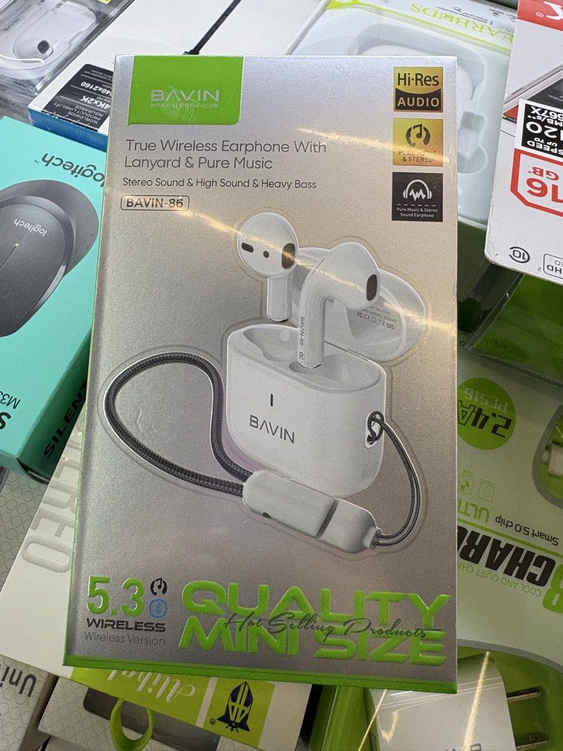 Bavin True Wireless Earphone bavin 86 (Category: Portable Audio Accessories) located in Taguig. Submitted by grassyyieeebeyb (Listing ID 1453923263, Image 1). Description: Bavin brand True Wireless Earphone.