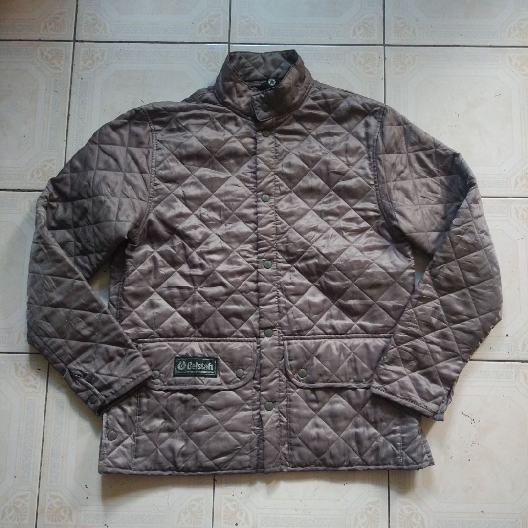 Belstaff Quilted Jacket M (Category: Coats, Jackets and Outerwear) located in Pasay City. Submitted by denimdude.ph (Listing ID 1453836471, Image 1). Description: made in Italy stain and light scratches at back.