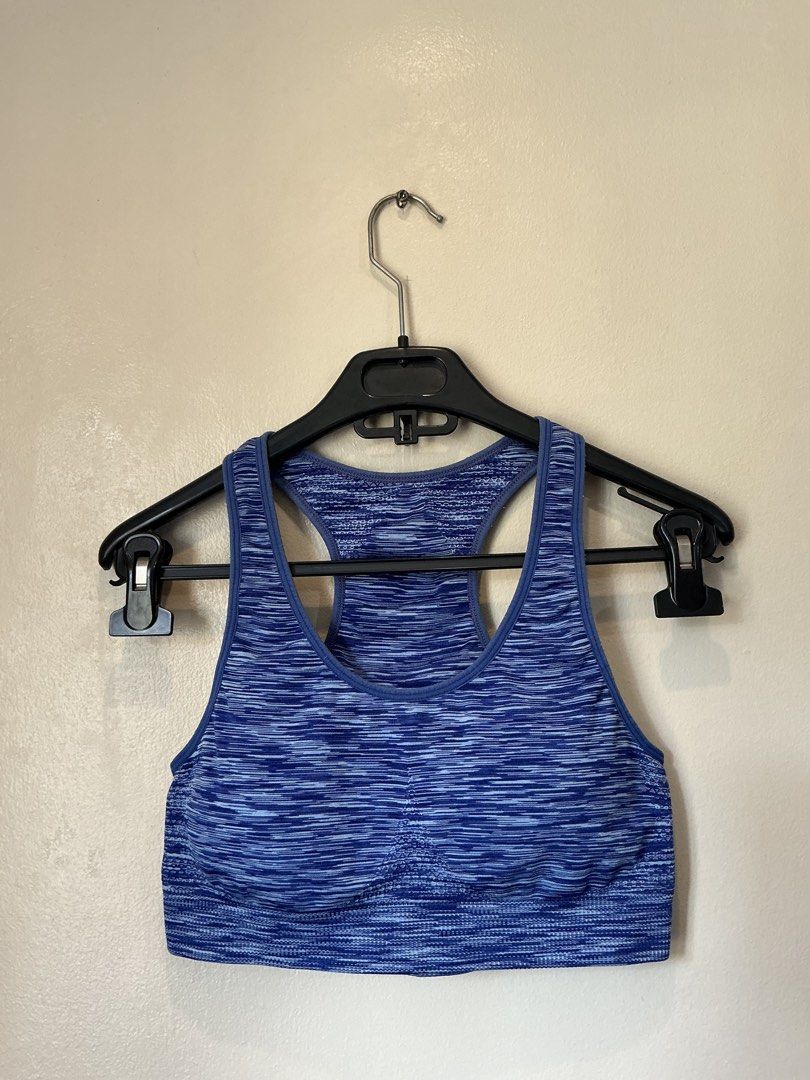 Blue Seamless Racerback Sports Bra (Category: Activewear) located in Quezon City. Submitted by shopabilitymnl (Listing ID 1453921849, Image 2). Description: .