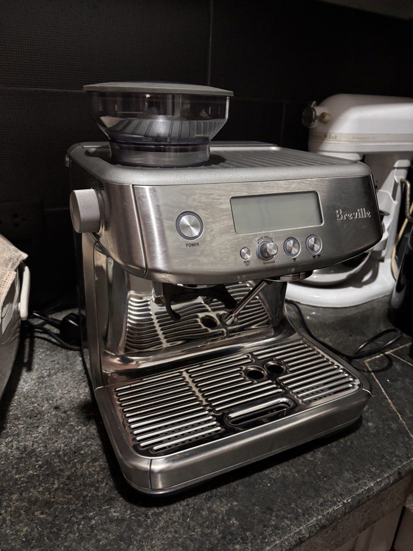 Breville Barista Pro Espresso Coffee Machine (Category: Coffee & Tea Tableware) located in Pasig City. Submitted by kimstore_ (Listing ID 1453926490, Image 3). Description: Lightly used. Complete accessories with box.