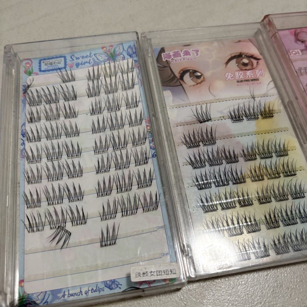 Bundle 3 Cluster Lashes (Category: Makeup) located in Navotas City. Submitted by kathyp10 (Listing ID 1453976731, Image 2). Description: MOP: Gcash, GoTyme Mod: Lalamove, J&T.