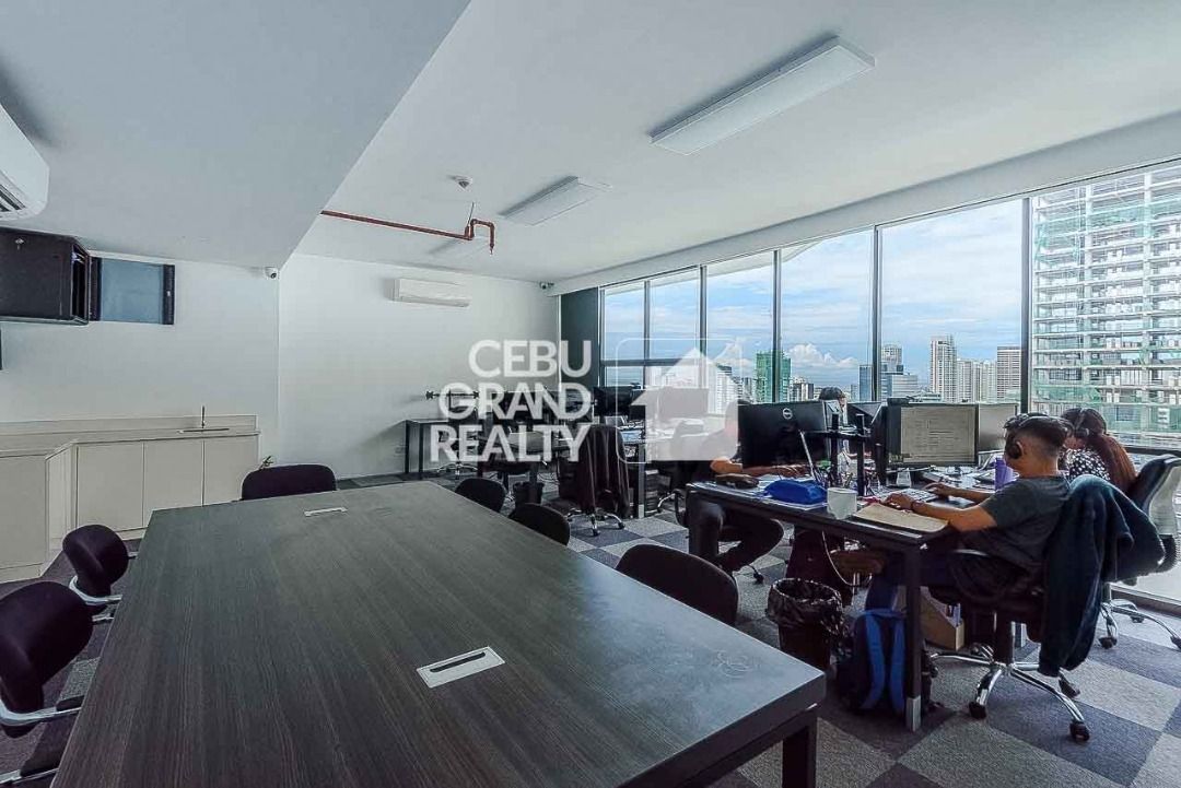 Business Ready Office with Secure Biometric Access Near IT Park (Category: Commercial) located in Manila. Submitted by cebugrandrealty (Listing ID 1453820603, Image 3). Description: Step into this modern, fully furnished office space with panoramic city views, designed to enhance productivity and comfort. Featuring 10+ desk-ready ergonomic workstations, high-speed internet, data cabinet, and a dedicated meeting room, this office is equipped with 