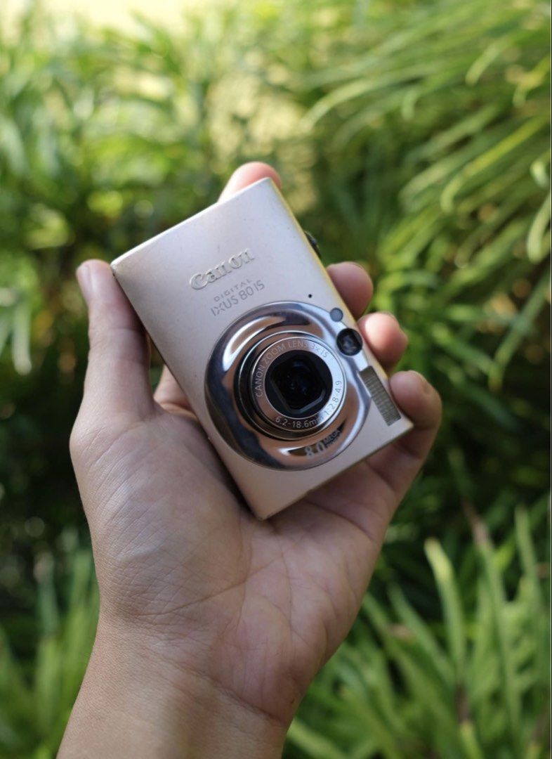 Canon y2k camera ixus (Category: Cameras) located in Binan City. Submitted by bagahollic (Listing ID 1453877005, Image 2). Description: 🎀 FOR SALE: Canon IXUS 80 IS 📸 ₱6,999 Selling my personal camera from my own collection… NOT thrifted or sourced for resale. Personally used and cared for. 🤍 Message me for sample photos ✨ Details: * Fully working * With battery & charger * With Image Stabilization * No fungus * Cute vintage digicam / Y2K look