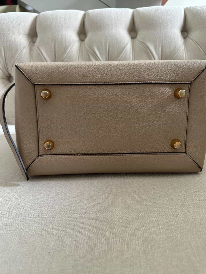 Celine Belt Bag Grained Leather (Category: Luxury Bags & Wallets) located in Davao. Submitted by clareelea (Listing ID 1453894307, Image 3). Description: - Authentic Celine Belt Bag in elegant. - Crafted from premium grained leather. - Accented with luxurious gold hardware. - Versatile carrying options: top handle or detachable shoulder strap. - Secure zipper closure on the back. - Includes a practical front flap pocket. - An ideal and stylish ev